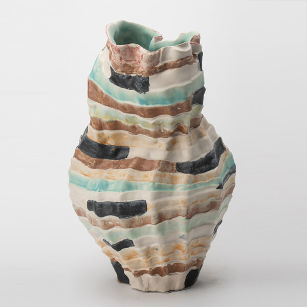 Gaoliang Ceramic Vases Nordic Art Geometric Pottery For Interior OEM/ODM (CML736)