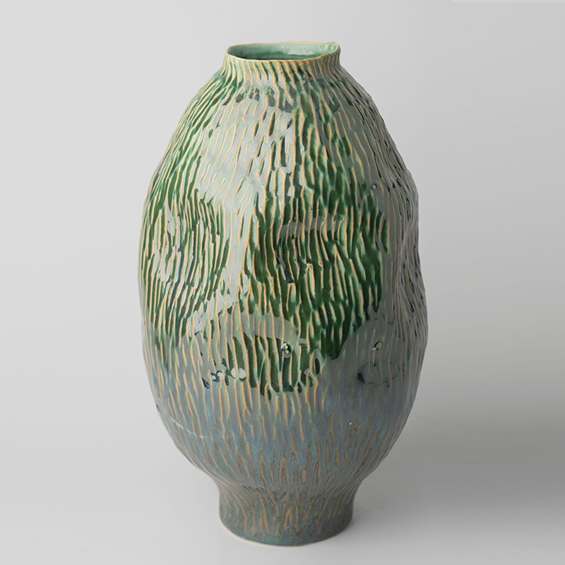 Gaoliang Ceramic Vases Retro Coastal Creative Colorful Accessories For Interior OEM/ODM (CML760)