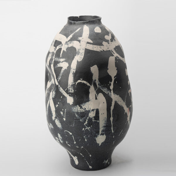 Gaoliang Ceramic Vases Retro Coastal Unique Matte Ornament For Interior OEM/ODM (CML764)