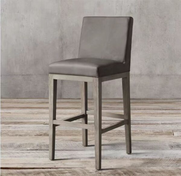Gaoliang Bar Chair Modern American Furniture Wooden Nordic High Chair Bar Stool OEM/ODM (BY20)