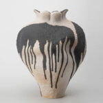 Gaoliang Ceramic Vases Vintage Handmade Clay Matte Decoration For Interior OEM/ODM (CML789)
