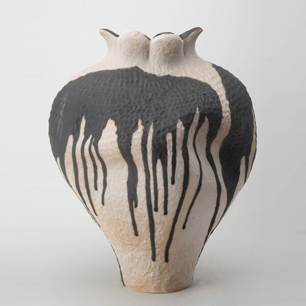 Gaoliang Ceramic Vases Vintage Handmade Clay Matte Decoration For Interior OEM/ODM (CML789)