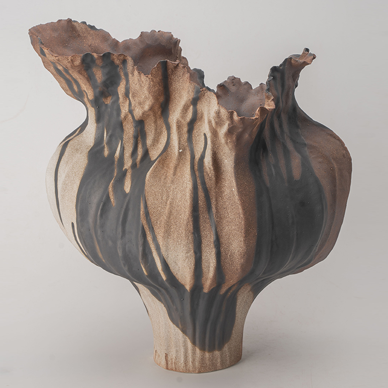 Gaoliang Flower Vases Modern Creative Handmade Clay Decoration OEM/ODM (CML812)