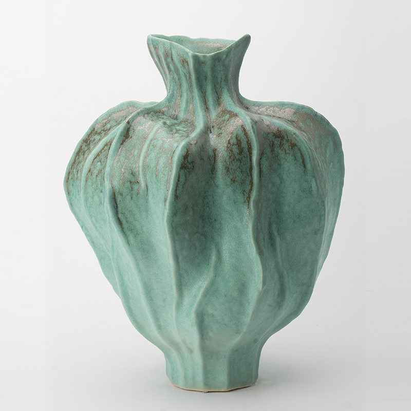 Gaoliang Flower Vases Retro Coastal Unique AbstractVase Ceramic For Interior OEM/ODM (CML826)