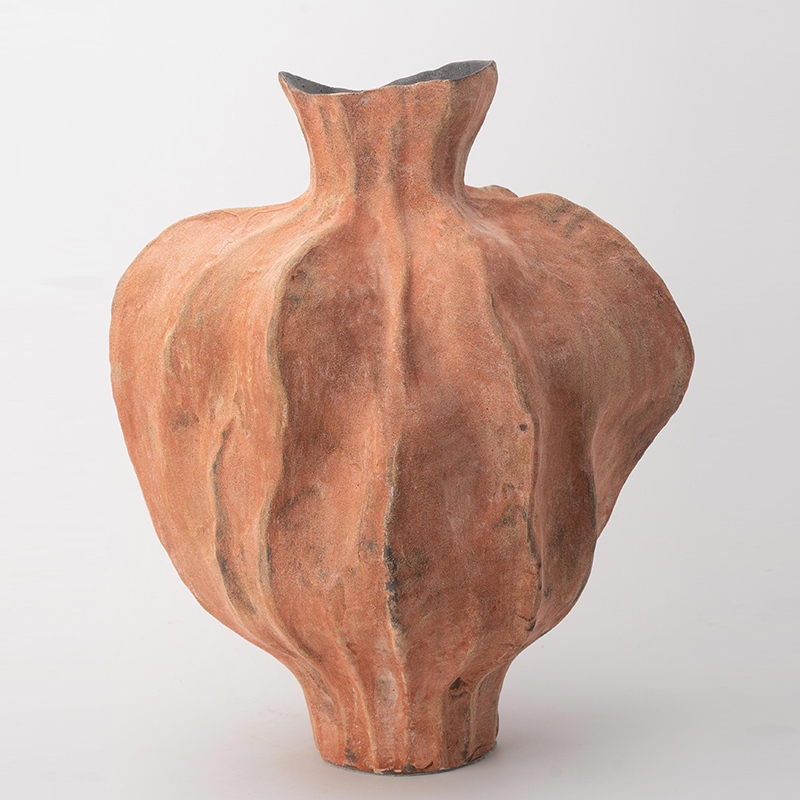 Gaoliang Flower Vases Nordic Abstract Handmade Clay Vase Ceramic For Interior OEM/ODM (CML828)