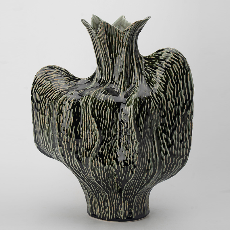 Gaoliang Flower Vases Modern Colorful Irregular Shape Wedding Vases OEM/ODM (CML832)