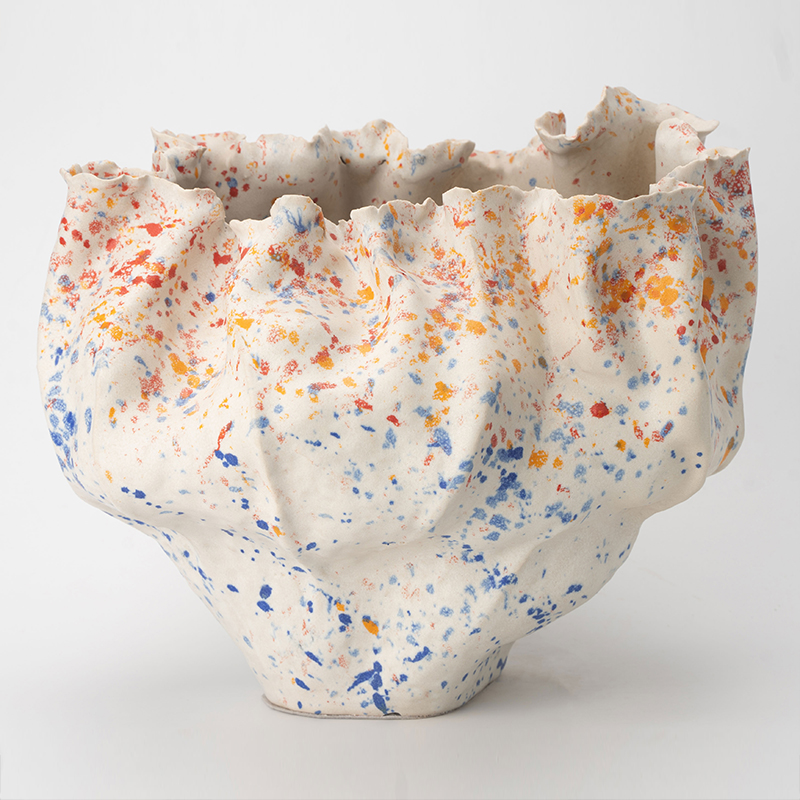 Gaoliang Ceramic Vase Luxury Abstract Handmade Clay Vases Ceramic For Interior OEM/ODM (CML845)