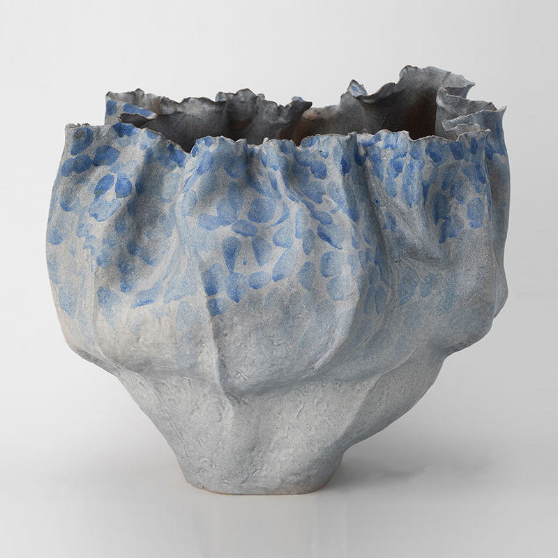 Gaoliang Ceramic Vase Retro Coastal Art Geometric Vases For Flowers For Interior OEM/ODM (CML849)