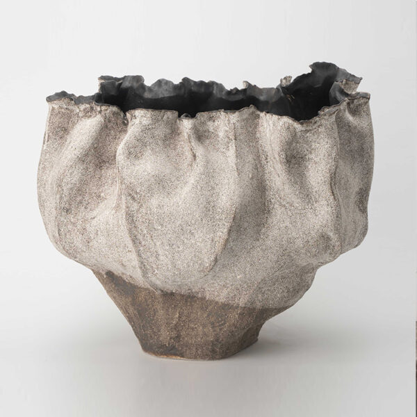 Gaoliang Ceramic Vase Luxury Unique Irregular Shape Accessories For Interior OEM/ODM (CML852)
