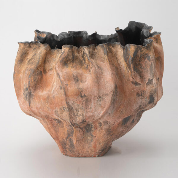 Gaoliang Ceramic Vase Retro Coastal Unique Irregular Shape Decoration OEM/ODM (CML855)