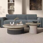 Gaoliang Coffee Table Modern Luxury Round Wooden Center Table COEM/ODM (KF13)