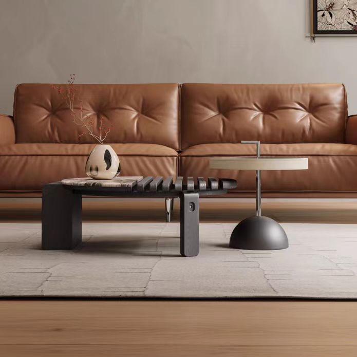 Gaoliang Coffee Table Modern Home Interior Round Center Tables with Storage OEM/ODM (KF43)