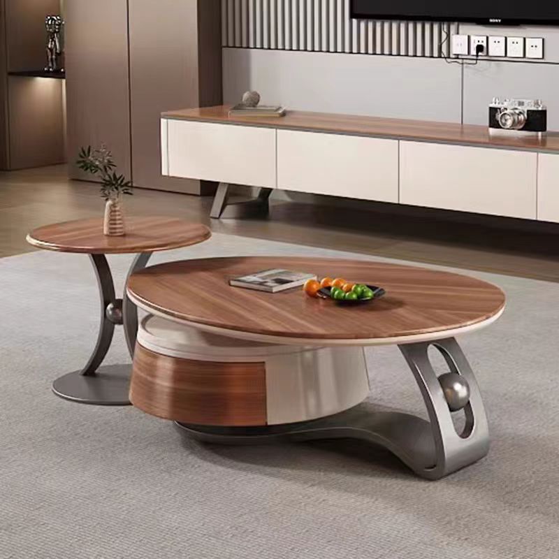 Gaoliang TV Stand and Coffee Table Set Antique Vintage Style Wooden OEM/ODM (KF65)