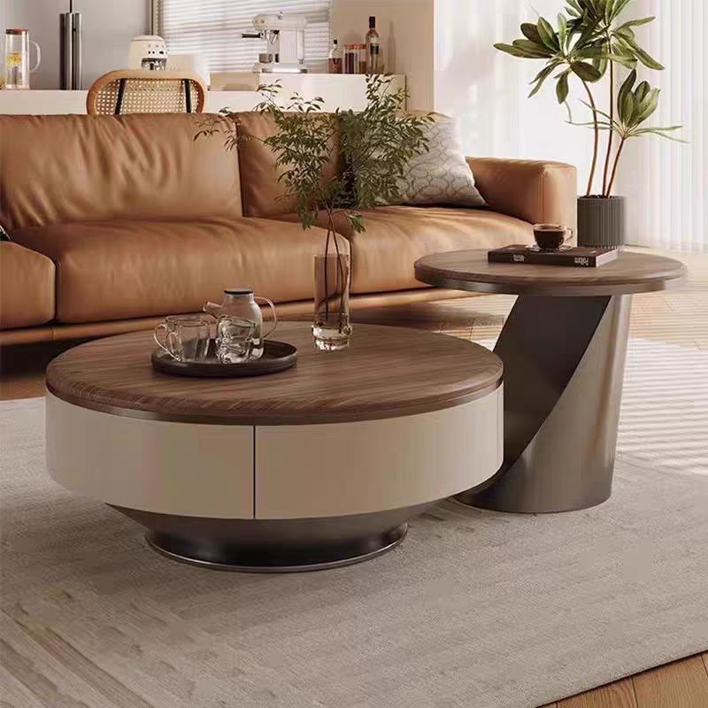 Gaoliang TV Stand and Coffee Table Set American Wooden Modern OEM/ODM (KF66)