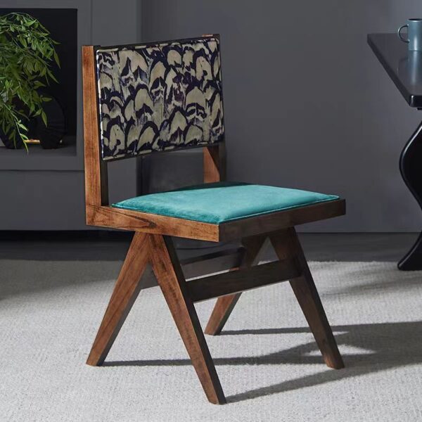 Gaoliang Dining Chairs Retro Solid Wood Mid Century Modern OEM/ODM (YZ04)