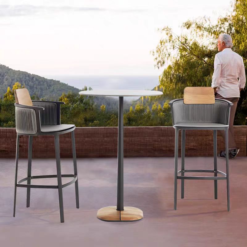 Gaoliang Outdoor bar Table and Chair Set Modern High End Weatherproof OEM/ODM (HWBY02)