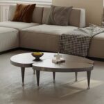 Gaoliang Coffee Table Luxury Metal Modern Furniture Center Silver Gold Stainless Steel OEM/ODM (KF320)