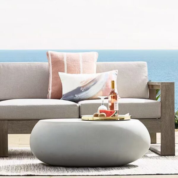 Gaoliang Outdoor Coffee Table Modern Customizable Fiberglass Garden Sets OEM/ODM (QT01)