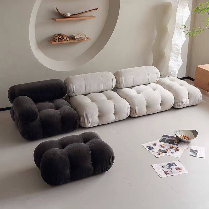Gaoliang Sofa Green Velvet Fabric Couch Living Room Comfortable Luxury OEM/ODM (SF54)