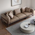 Gaoliang Sofa Italian Luxury Leather Modern 3 Seater Sectional Couch Sofa Set OEM/ODM (SF62)