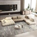 Gaoliang Sofa Luxury U Shaped Genuine Leather Sectional Corner l Shape Sofa Set OEM/ODM (SF63)