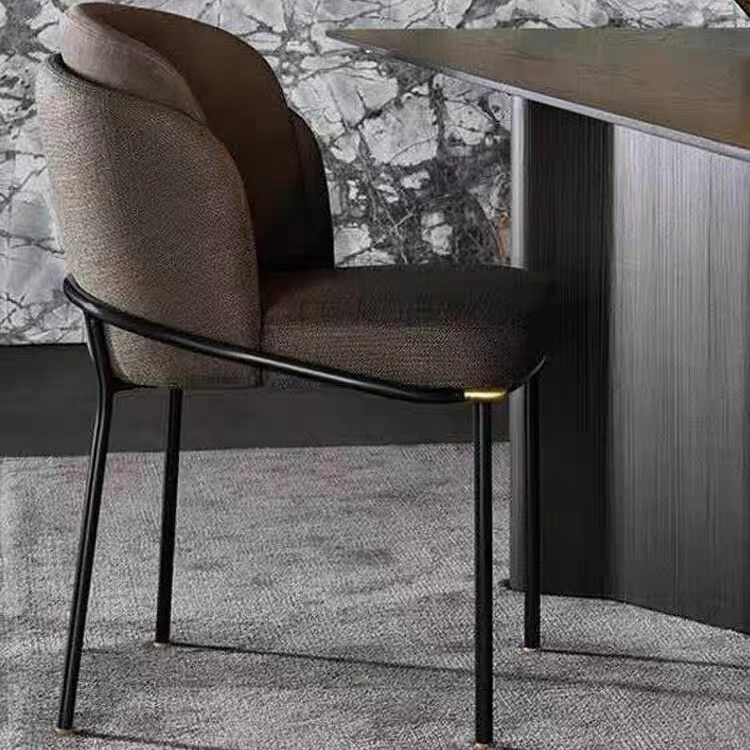 Gaoliang Dining Chair High Quality Cafe Commercial Luxury Hotel Reception Leather Chair OEM/ODM (YZ115)