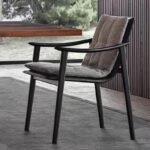 Gaoliang Dining Chair Nordic Style Comfortable Leather Wood Chair Armchair Backrest OEM/ODM (YZ210)