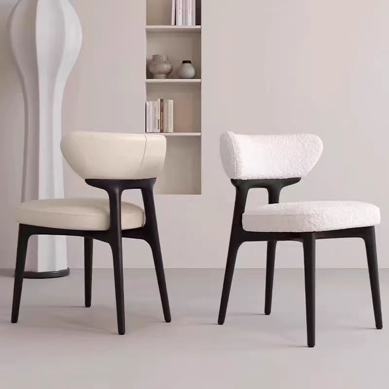 Gaoliang Dining Chair Modern and Minimalist Solid Wood Simple Design Leisure Chair OEM/ODM (YZ46)