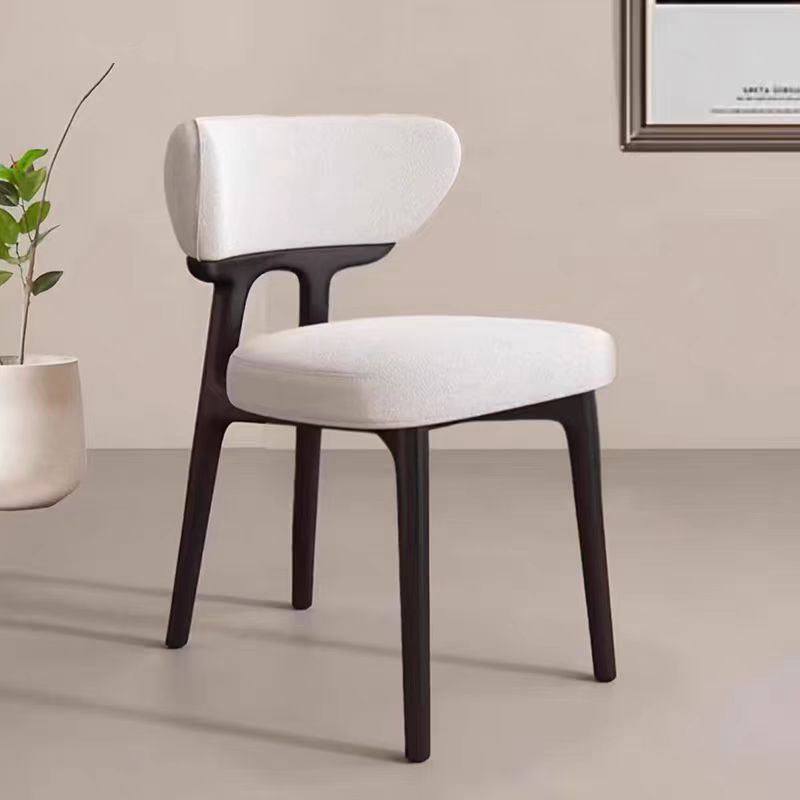 Gaoliang Dining Chair Modern and Minimalist Solid Wood Simple Design Leisure Chair OEM/ODM (YZ46)