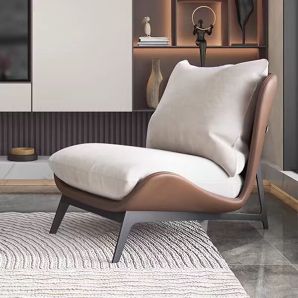Gaoliang Accent Chair Luxury Leather Upholstered Single Sofa Chair Hotel Loungue Chair OEM/ODM (DY204)