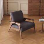 Gaoliang Leisure Lounge Chair with Ottoman Armchair 1 Modern Italian Minimalist OEM/ODM (DY262)