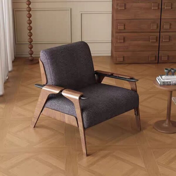 Gaoliang Leisure Lounge Chair with Ottoman Armchair 1 Modern Italian Minimalist OEM/ODM (DY262)
