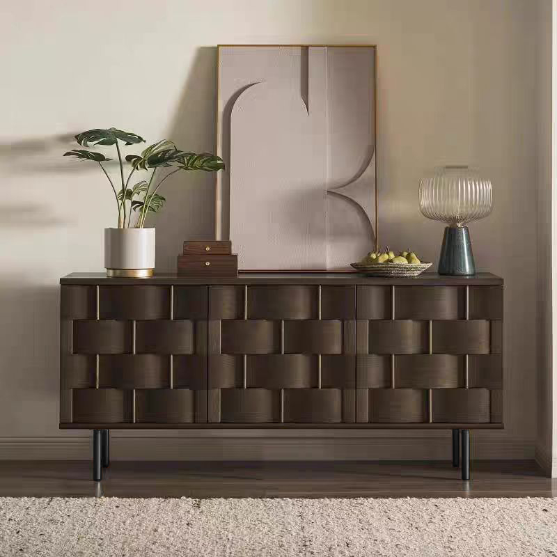 Gaoliang Sideboard Cabinet Nordic Retro Solid Wooden Storage Cabinets OEM/ODM (GZ152)