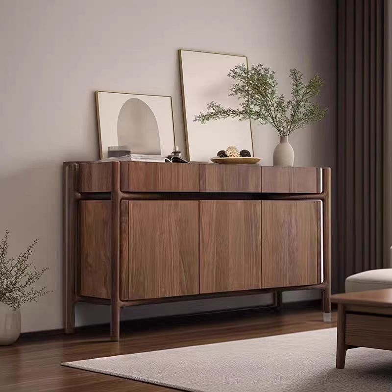 Gaoliang Sideboard Cabinet Modern Nordic Luxury Storage Cabinet Solid Wood Sideboard Buffet Cabinet OEM/ODM (GZ158)