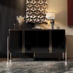 Gaoliang Sideboard Cabinet Modern Wooden Home Furniture Luxury Sideboard OEM/ODM (GZ160)