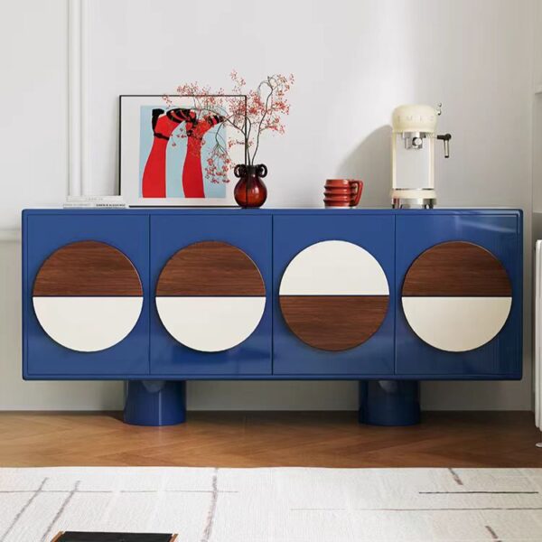 Gaoliang Sideboard Cabinet Modern Blue New Design Creative Storage Cabinet OEM/ODM (GZ175)