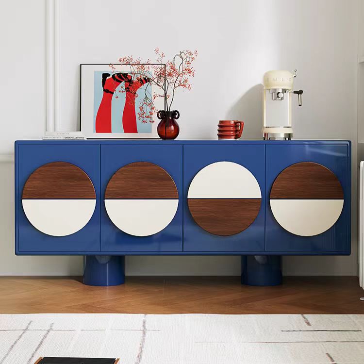 Gaoliang Sideboard Cabinet Modern Blue New Design Creative Storage Cabinet OEM/ODM (GZ175)