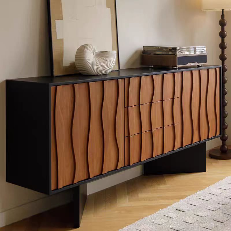 Gaoliang Sideboard Cabinet Modern Luxury Multi-layer Storage Wooden Living Room Cabinets OEM/ODM (GZ166)