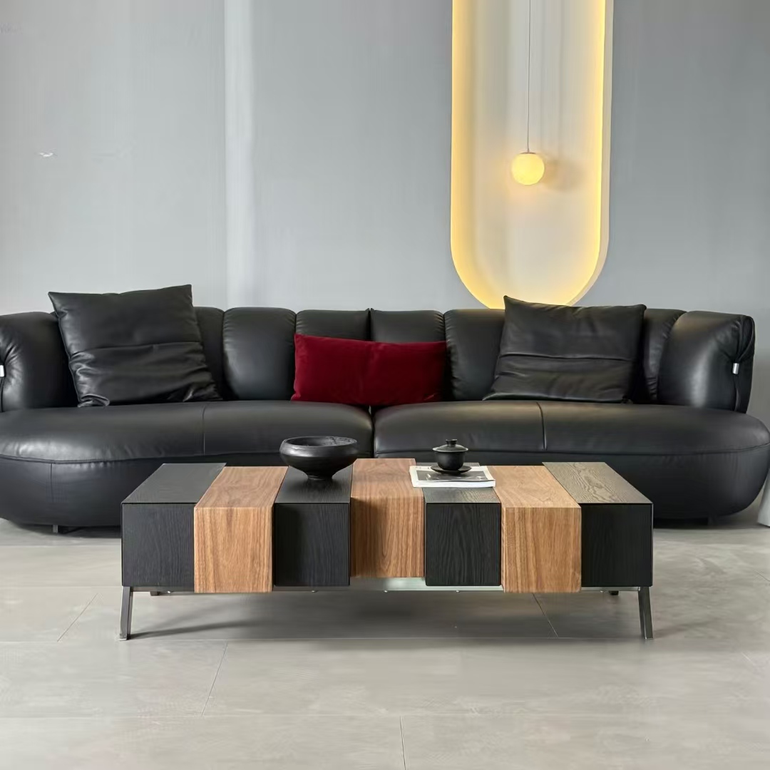 Gaoliang Coffee Table Wabi Sabi Modern Nordic Solid Wood Center Tables OEM/ODM (KF336)