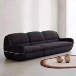 Gaoliang Sofa Wabi Sabi Design Retro Minimalist Modern Fabric Couches OEM/ODM (SF80)