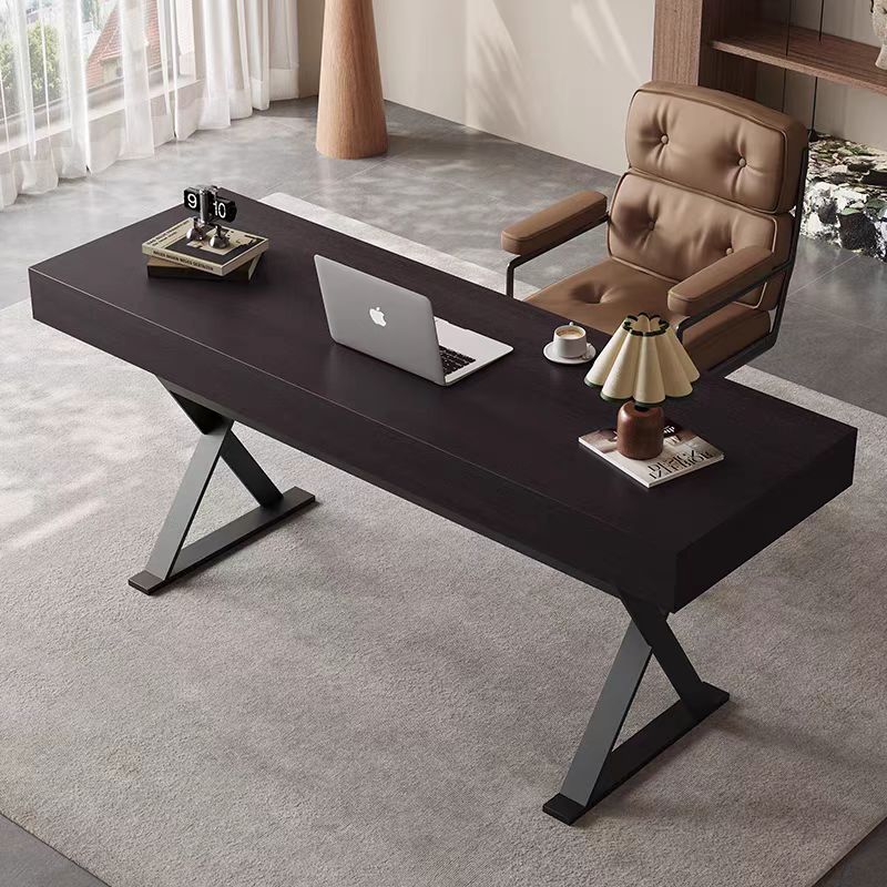 Gaoliang Office Desk Furniture Modern Smoky Wood Color Modern CEO Executive Table OEM/ODM (SZ23)