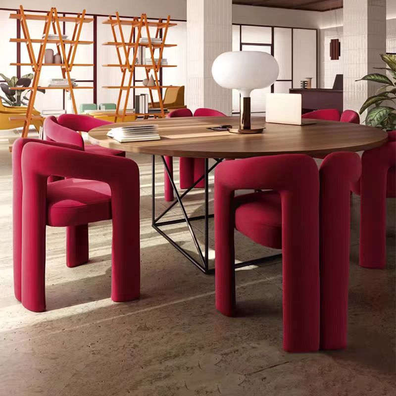 Gaoliang Dining Chair Modern High-end Artistic Upholstered Household Fabric Dining Chair OEM/ODM (YZ195)