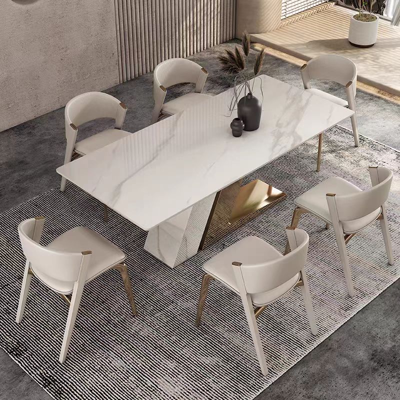 Gaoliang Dining Chair with Hot Sale PU New Design Metal Leather Dining Room Chairs OEM/ODM (YZ202)