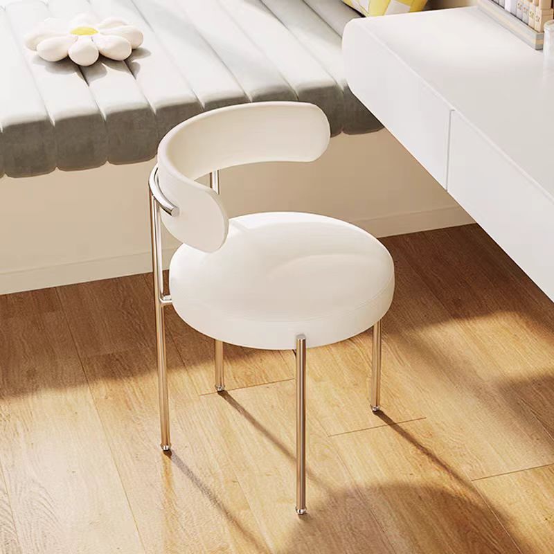 Gaoliang Dining Chair Faux Leather Modern Metal Dining Room Chairs OEM/ODM (YZ206)