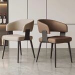 Gaoliang Dining Chair Light Luxury Modern Creative Leather Dining Room Chairs OEM/ODM (YZ212)