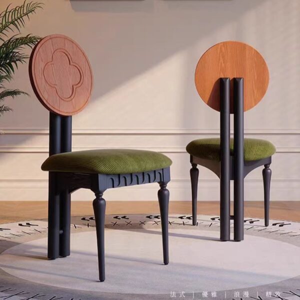 Gaoliang Dining Chair Fabric Mid Century Velvet Dining Room Chairs OEM/ODM (YZ216)