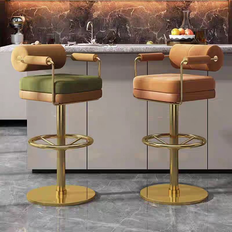 Gaoliang Bar Stool Modern Swivel High Bar Chairs for Kitchen Hotel Home Bar Chair OEM/ODM (BY24)