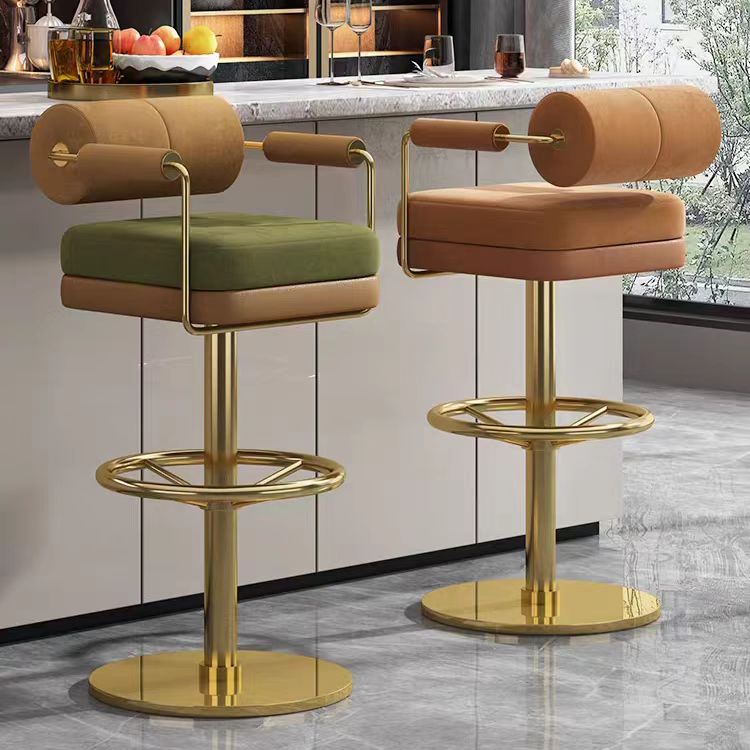 Gaoliang Bar Stool Modern Swivel High Bar Chairs for Kitchen Hotel Home Bar Chair OEM/ODM (BY24)