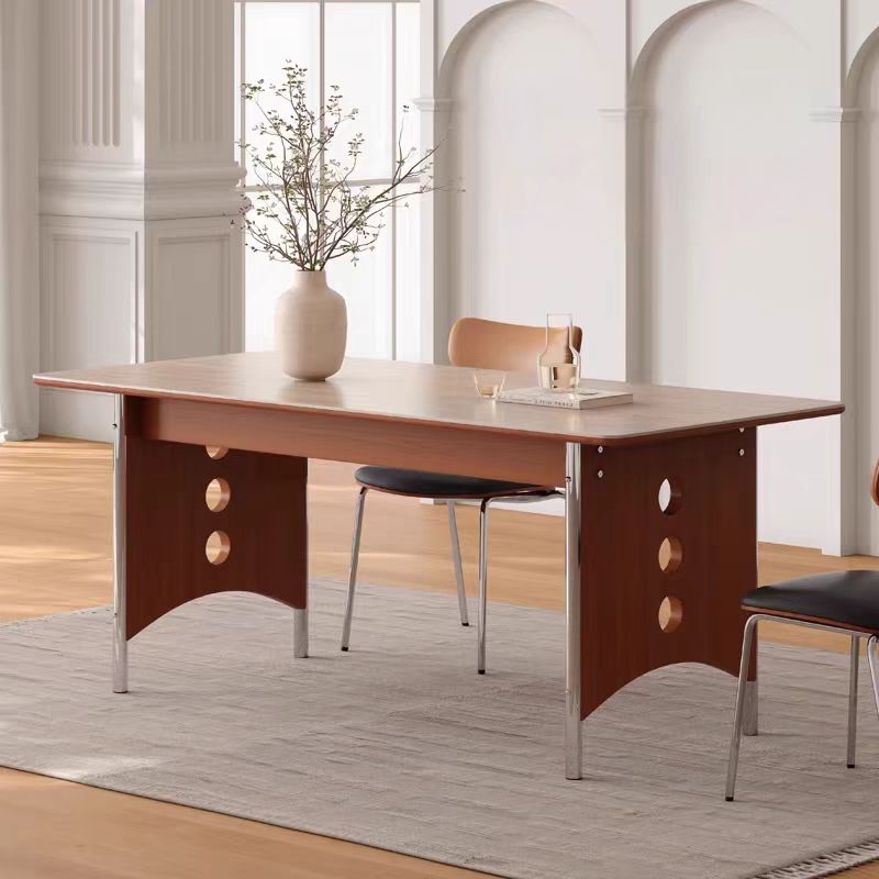 Gaoliang Dining Table Medieval Style Stone Top Home Furniture Dining Table Set OEM/ODM (CZ213)