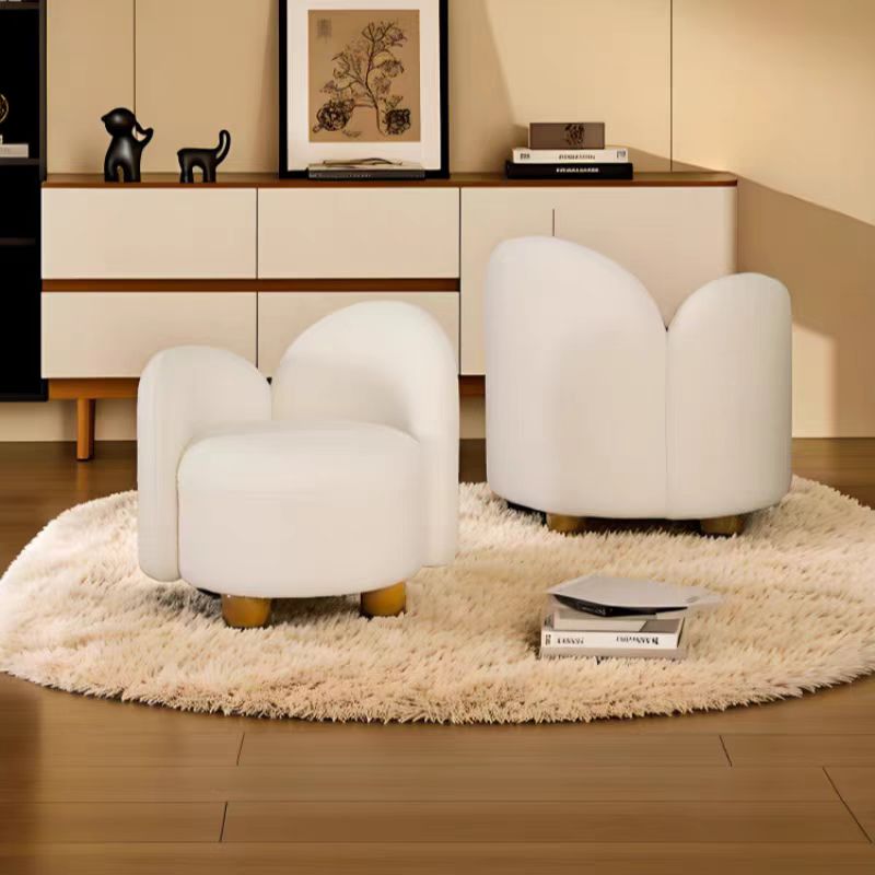 Gaoliang Reclining Chairs Modern White Fabric Single Sofa Chaise Lounge Chair OEM/ODM (DY267)